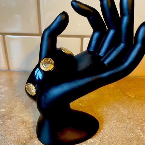 Coach Jewelry - Coach Signature Black enamel Bangle